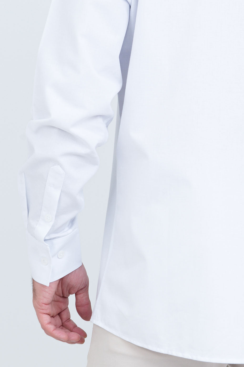 Camisa Linho Misto Manga Longa Branca