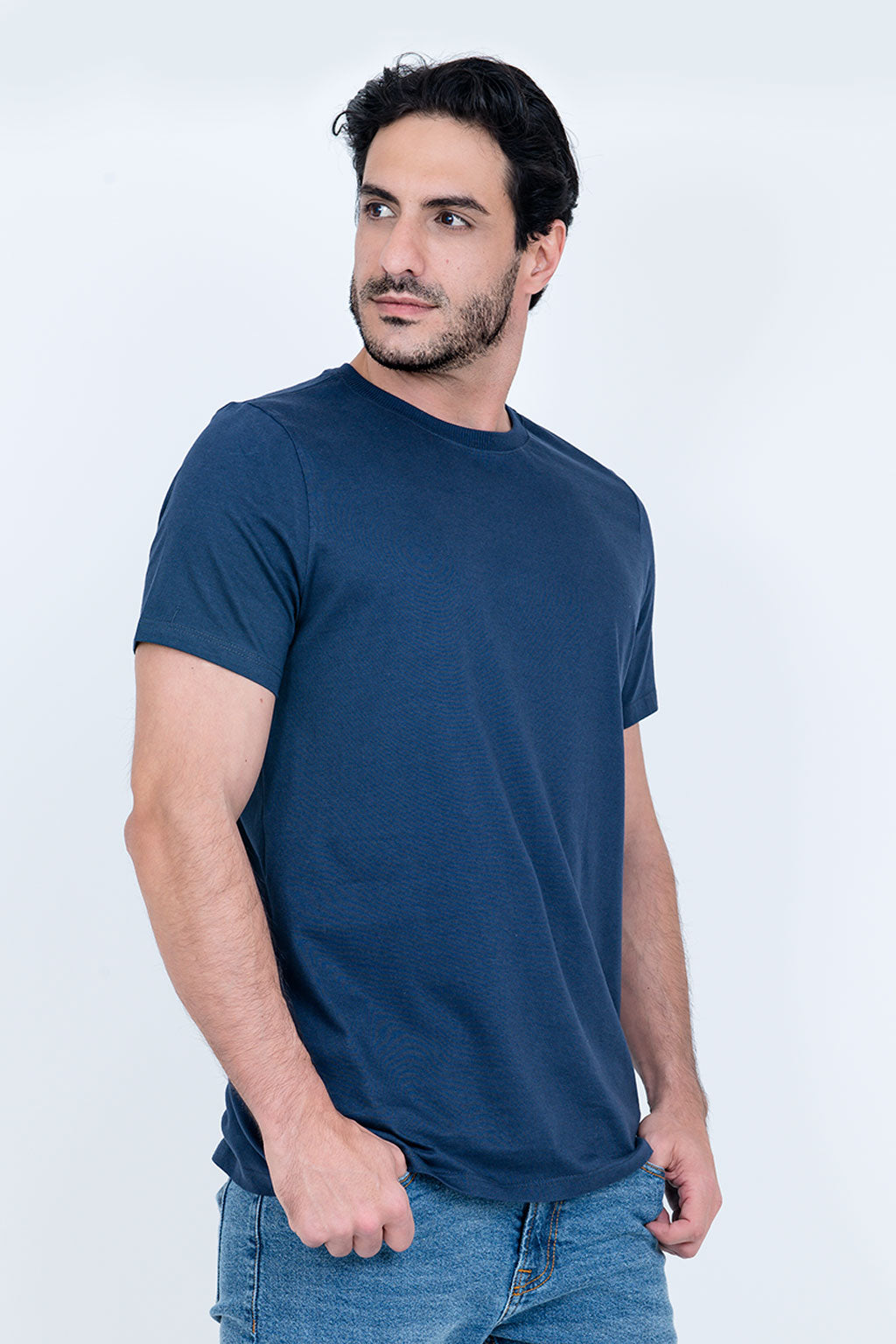 Camiseta Básica 100% Algodão Prime Marinho