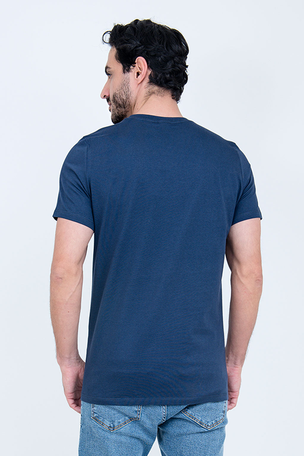 Camiseta Básica 100% Algodão Prime Marinho