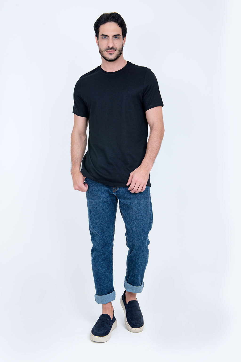 Camiseta Básica 100% Algodão Prime Preta