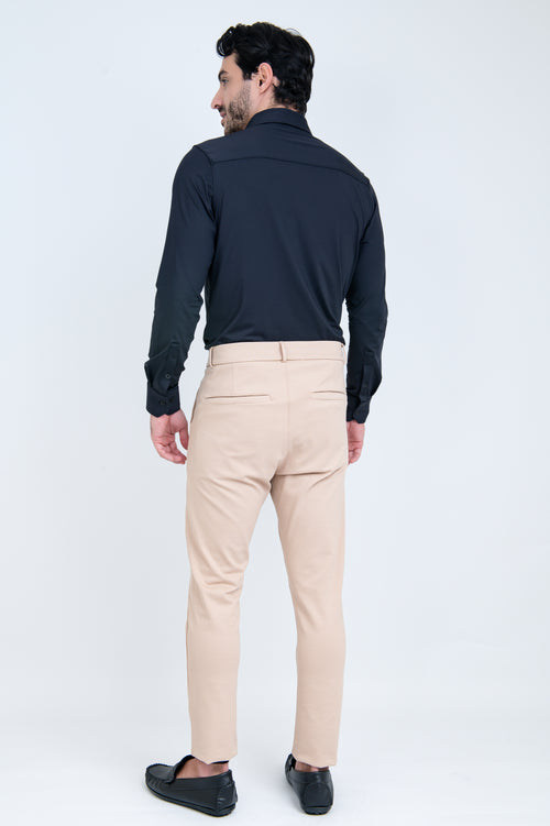Calça Masculina Poliamida Tech Alfaiataria Areia