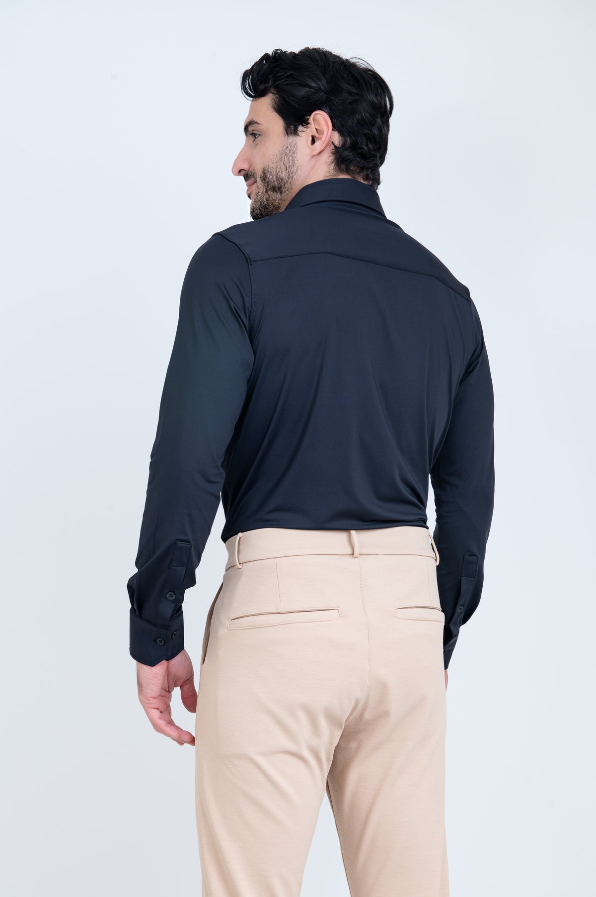 Calça Masculina Poliamida Tech Alfaiataria Areia