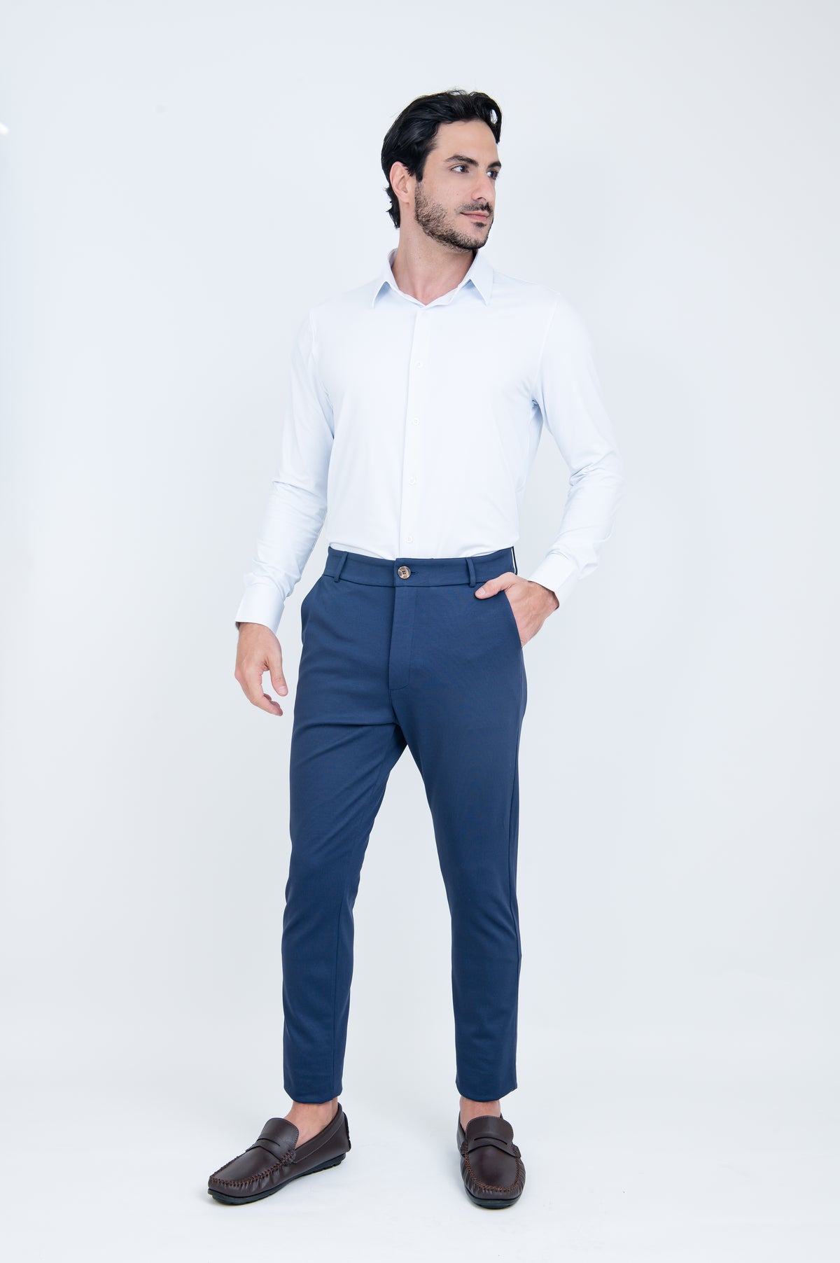 Calça Masculina Poliamida Tech Alfaiataria Marinho