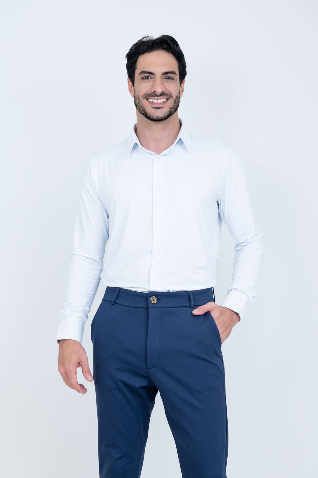 Calça Masculina Poliamida Tech Alfaiataria Marinho
