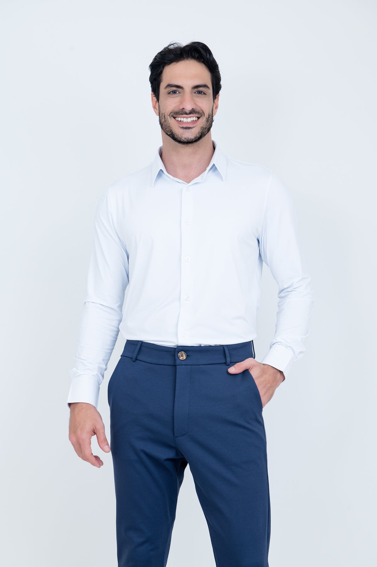 Calça Masculina Poliamida Tech Alfaiataria Marinho