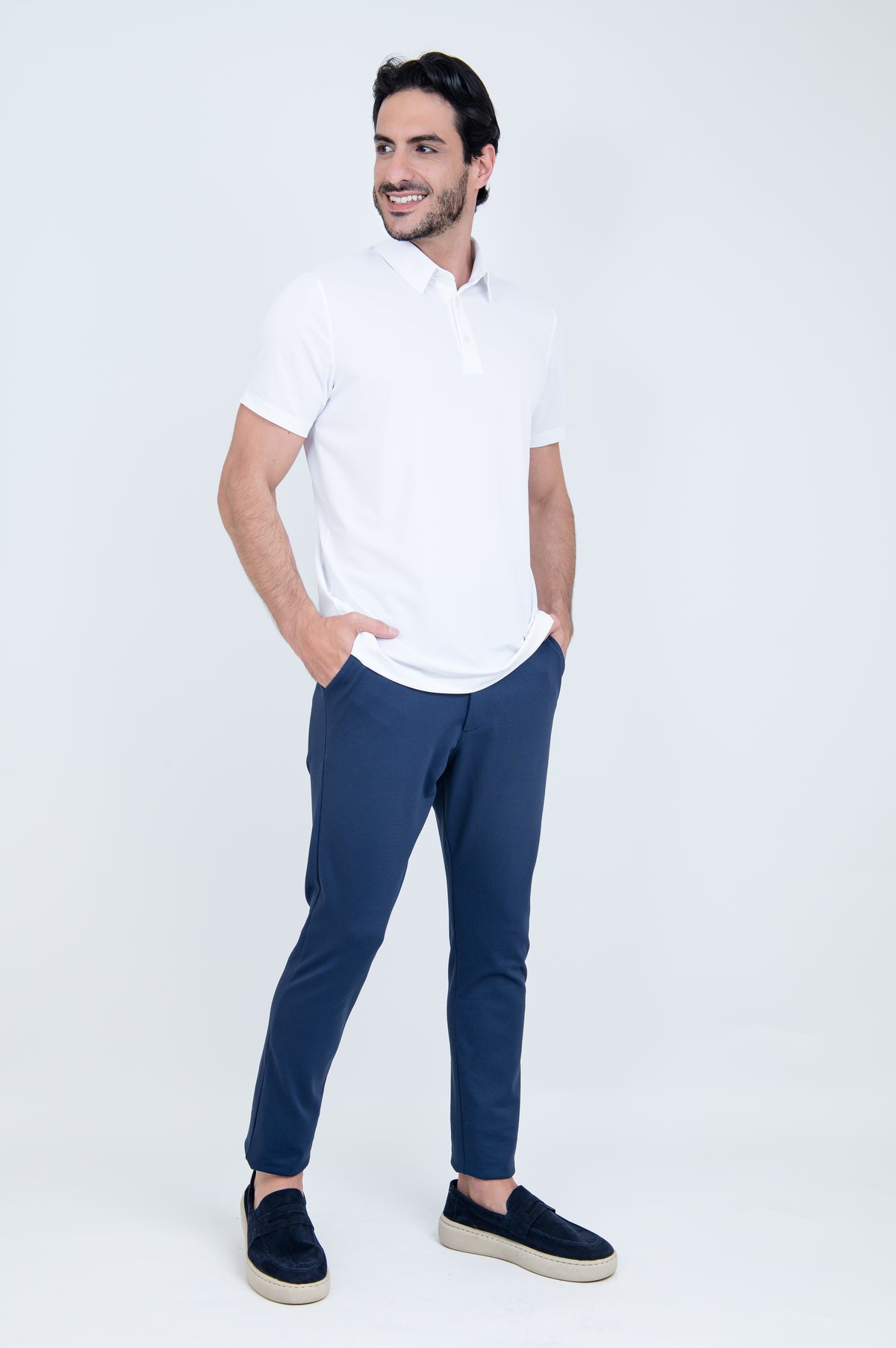 Calça Masculina Poliamida Tech Alfaiataria Marinho