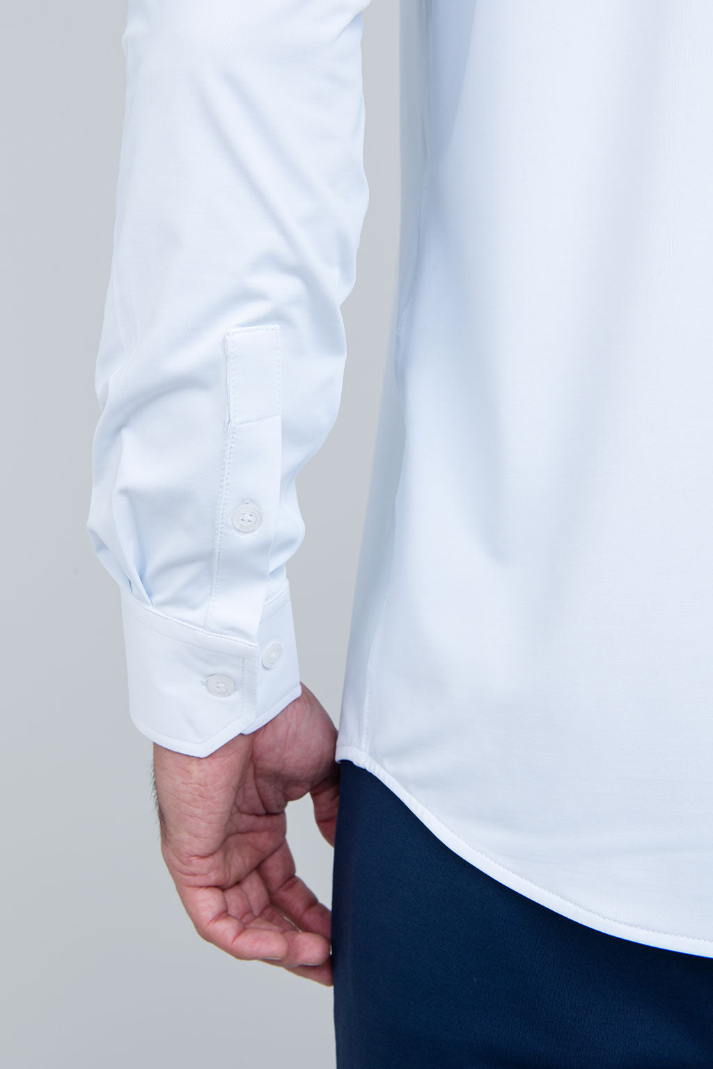 Camisa Tech Slim de Poliamida Branca