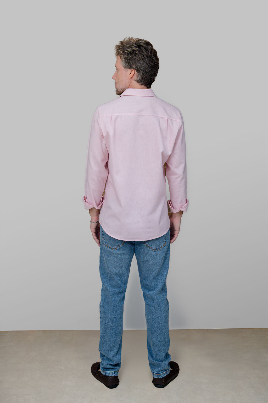 Camisa de Flanela Rosa