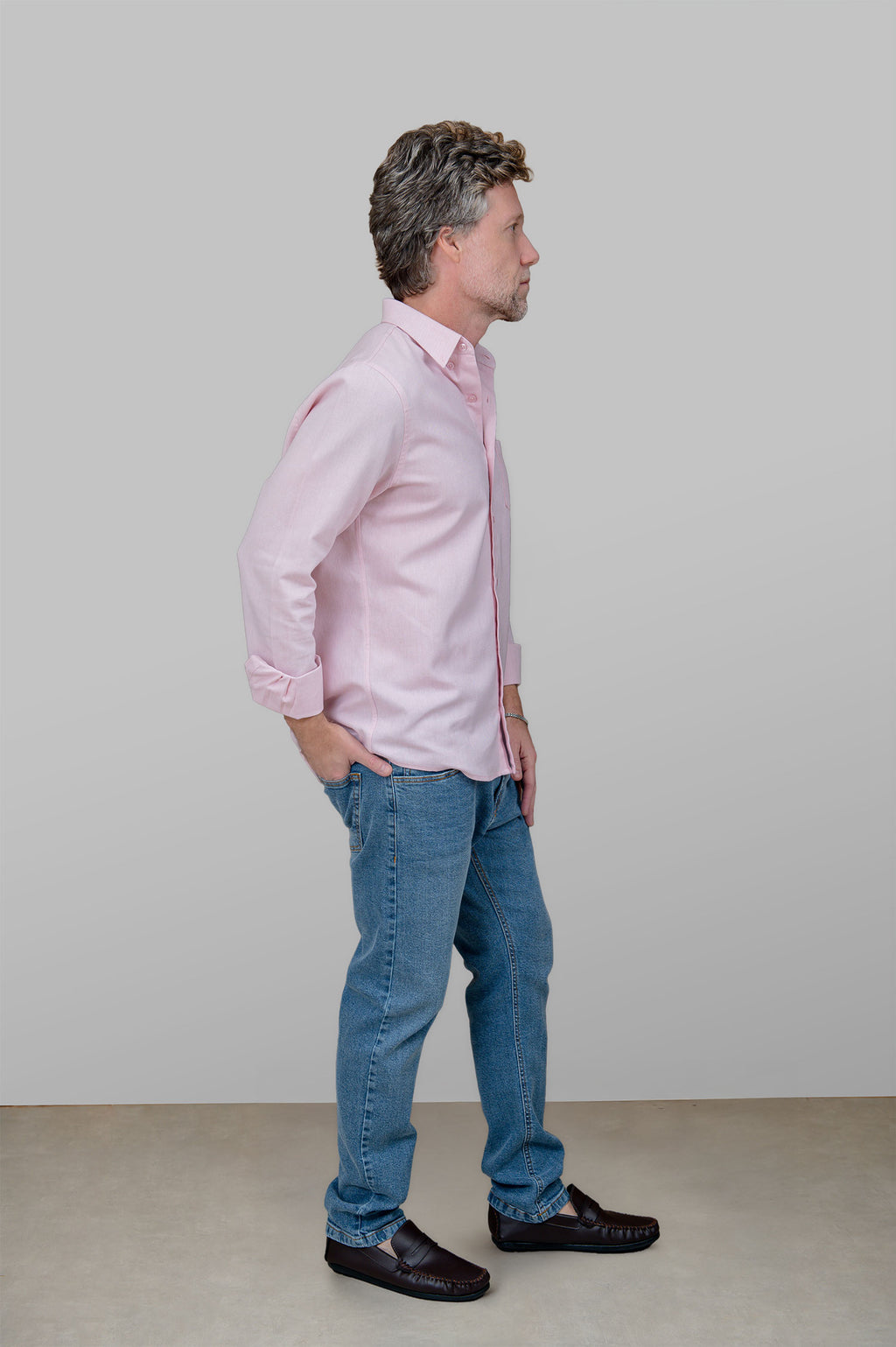 Camisa de Flanela Rosa