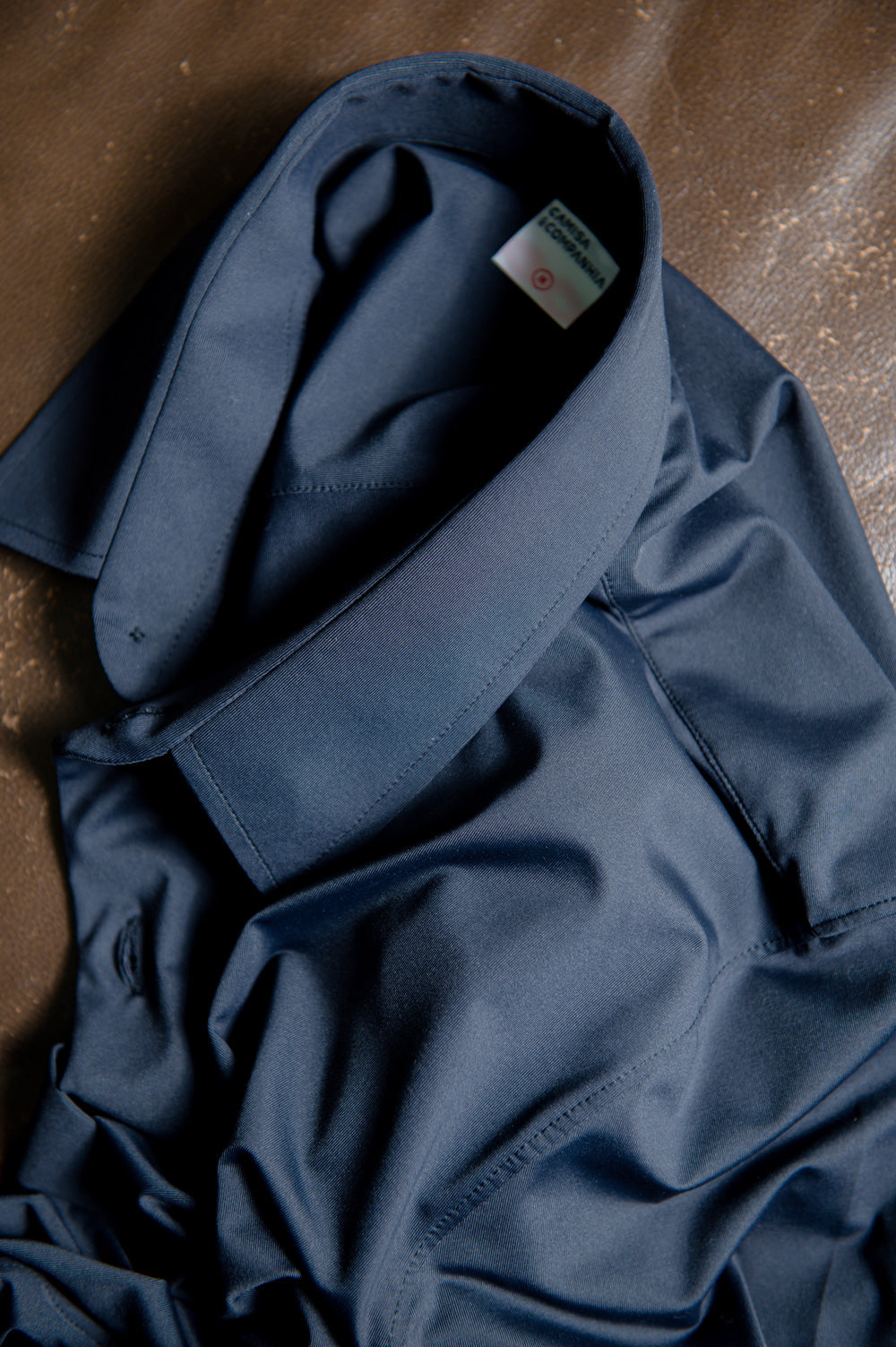 Camisa Tech Slim de Poliamida Preta